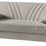 Canapé-lit Kemer beige L/H/P : environ 198 x 88 x 84 cm