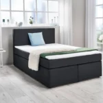 Lit à sommier tapissier Sky surface de couchage l/L : env. 140x200 cm