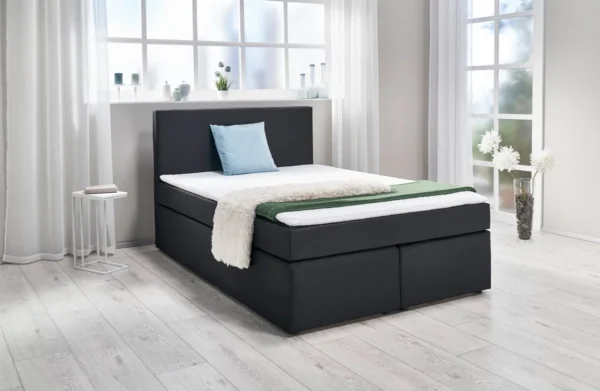 Lit à sommier tapissier Sky surface de couchage l/L : env. 140x200 cm